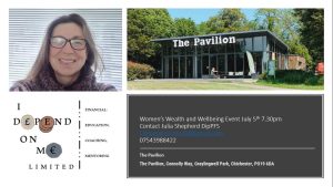 Women's Wealth and Wellbeing Evening @ The Pavilion, Graylingwell Park